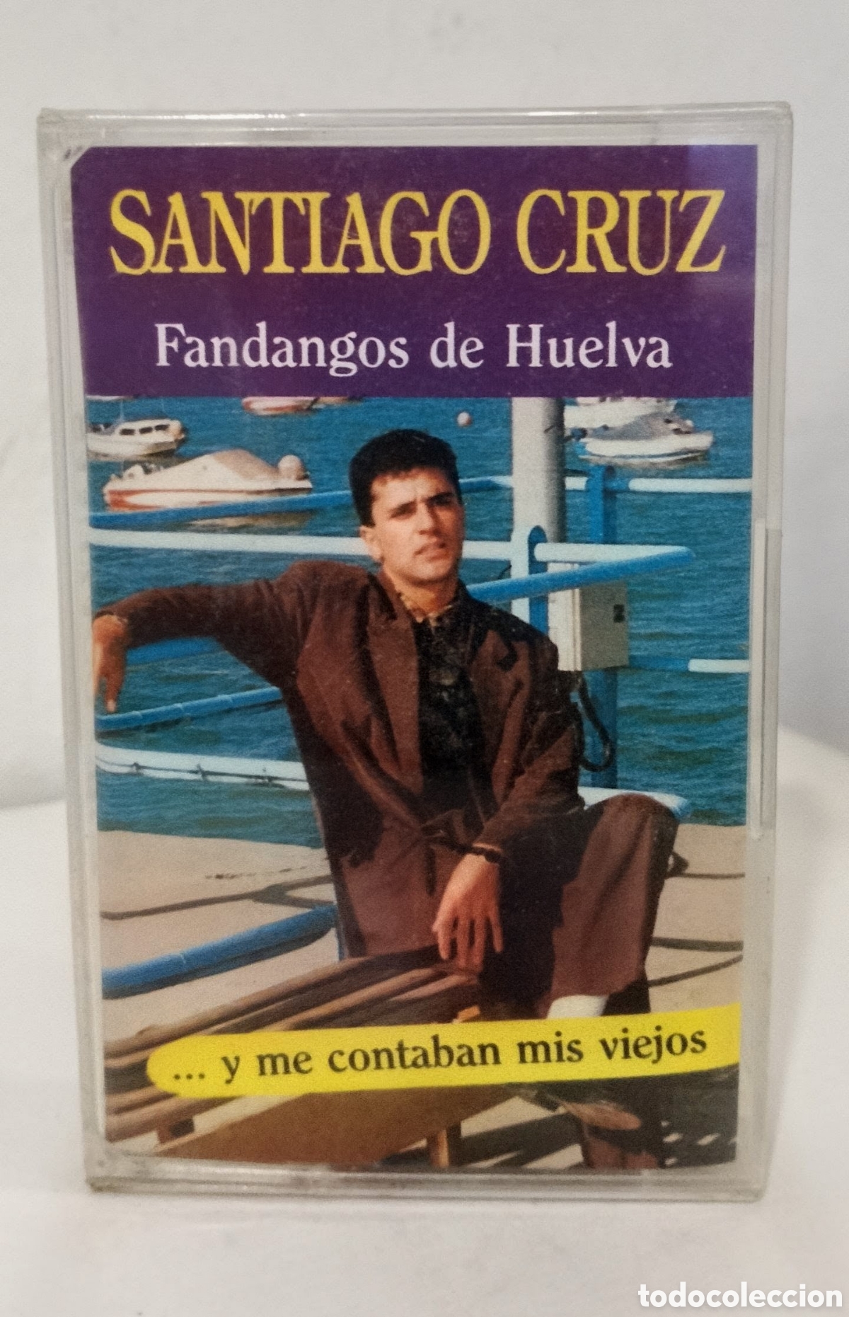 Casetes antiguos: CASSETTE PRECINTADO SANTIAGO CRUZ FANDANGOS DE HUELVA