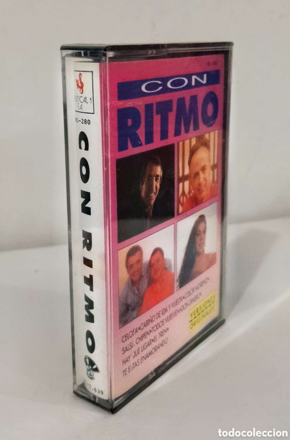 Casetes antiguos: CON RITMO - CASSETTE PRECINTADO A&Ntilde;O 1991 - Foto 2