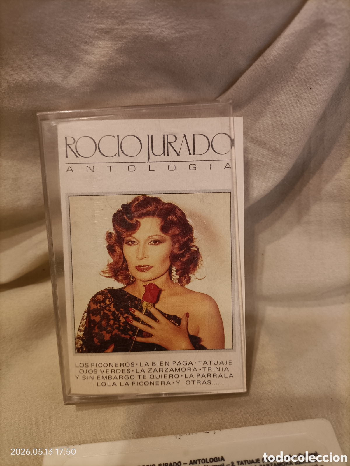 Casetes antiguos: CASETE-ROCIO JURADO-ANTOLOGIA-PROBADO