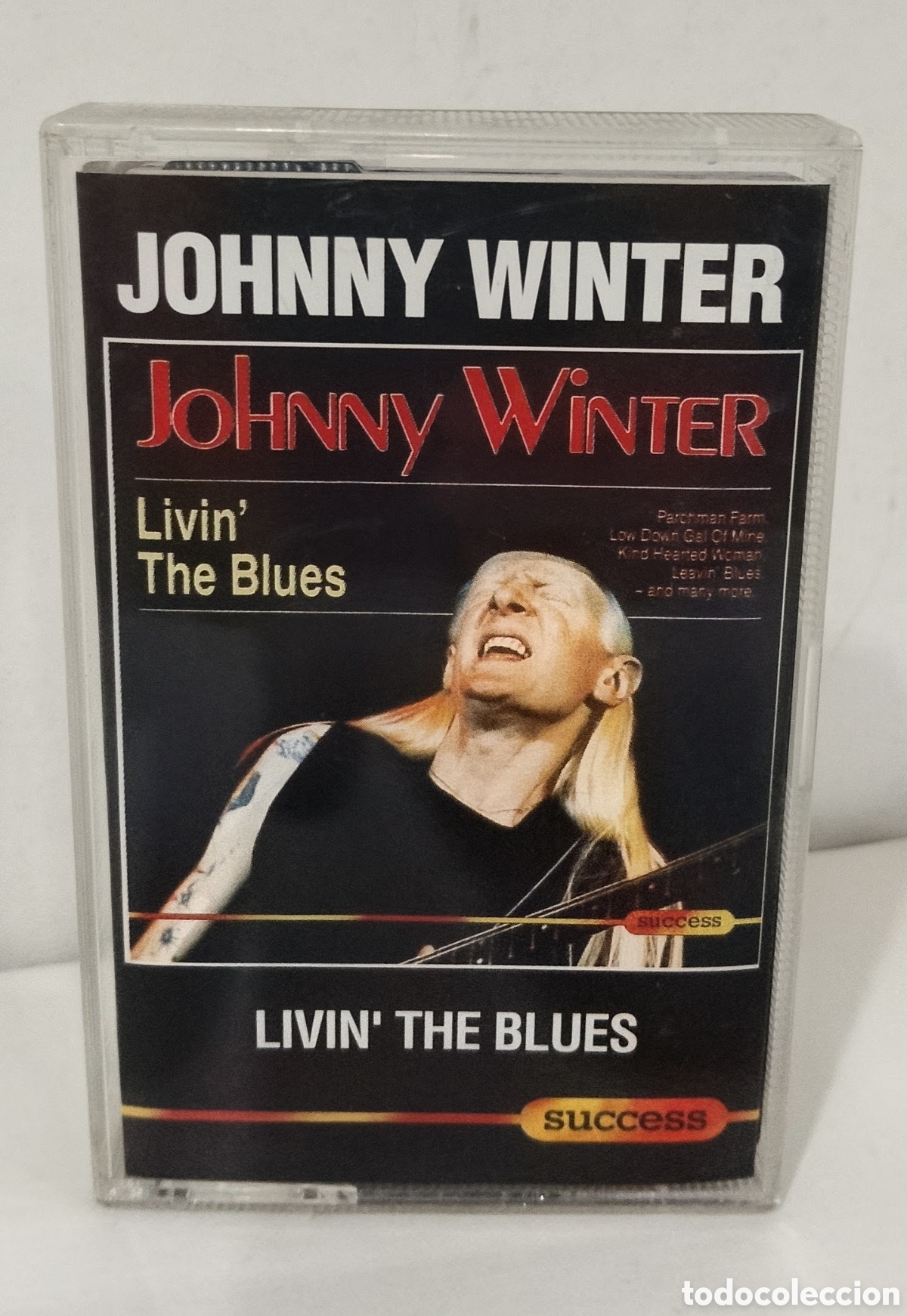 Casetes antiguos: CASSETTE PRECINTADO JOHNNY WINTER - LIVIN THE BLUES