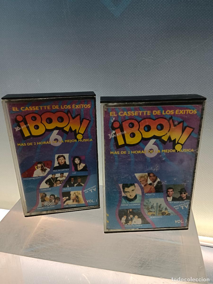 Casetes antiguos: casete, BOOM 6 VOLUMEN 1 Y 2