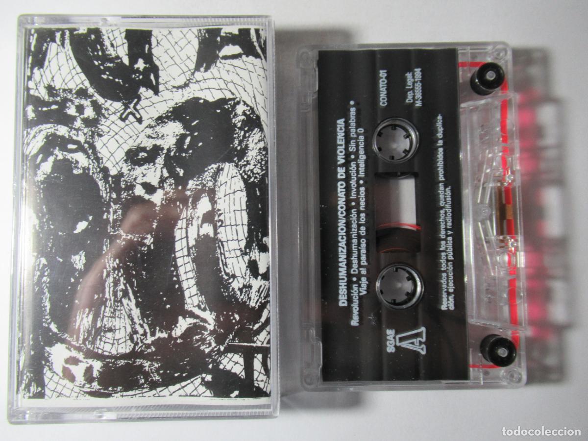 Casetes antiguos: CONATO DE VIOLENCIA - DESHUMANIZACI&Oacute;N - THRASHTERO RECORDS, 1994, MAQUETA CASSETTE THRASH ESPA&Ntilde;OL