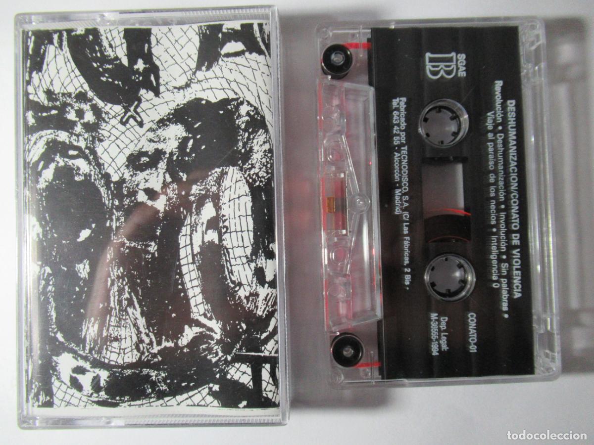 Old Cassettes: CONATO DE VIOLENCIA - DESHUMANIZACI&Oacute;N - THRASHTERO RECORDS, 1994 - MAQUETA CASSETTE THRASH ESPA&Ntilde;OL
