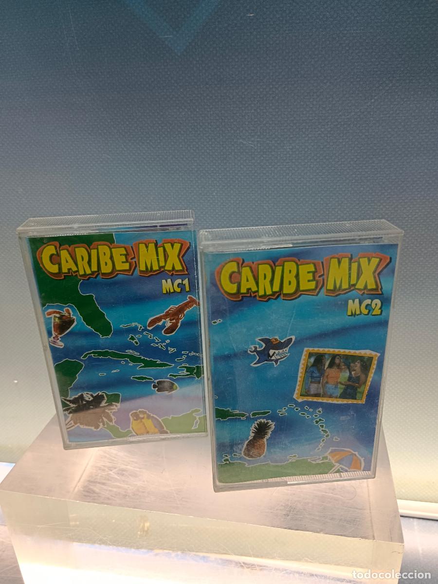 Casetes antiguos: dos casetes CARIBE MIX EL 1&ordm; - 1996 MAX MUSIC