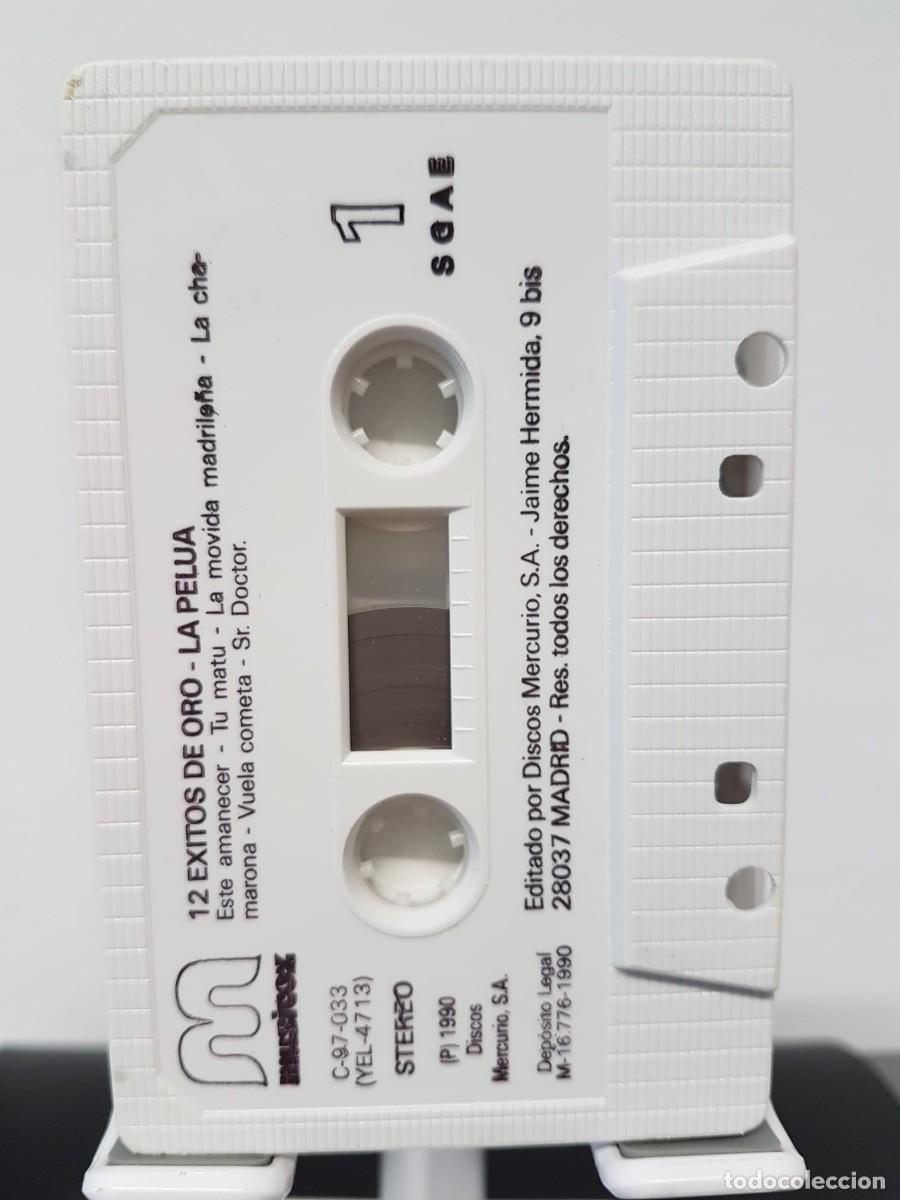 Casetes antiguos: La Pelua - 12 &Eacute;xitos de Oro (Cassette) - Foto 5