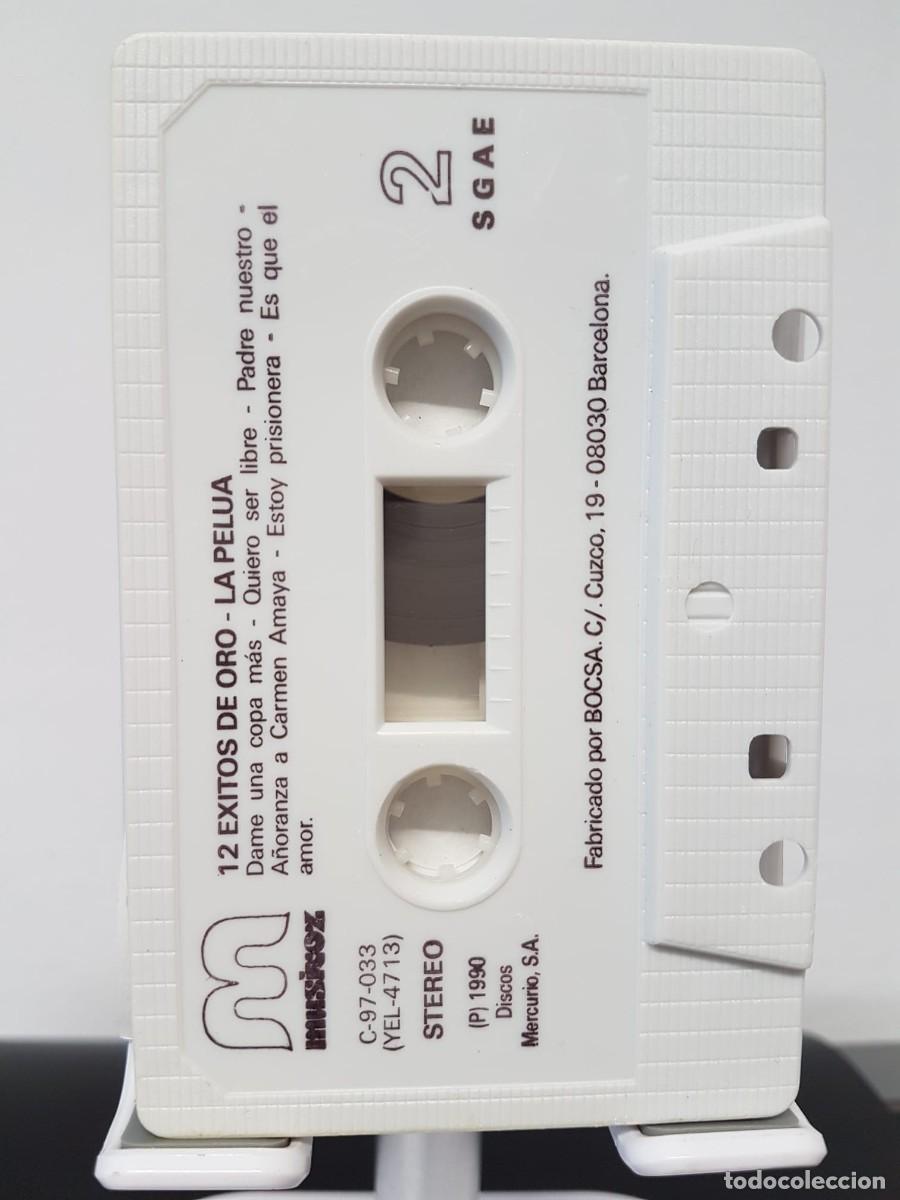 Casetes antiguos: La Pelua - 12 &Eacute;xitos de Oro (Cassette) - Foto 6