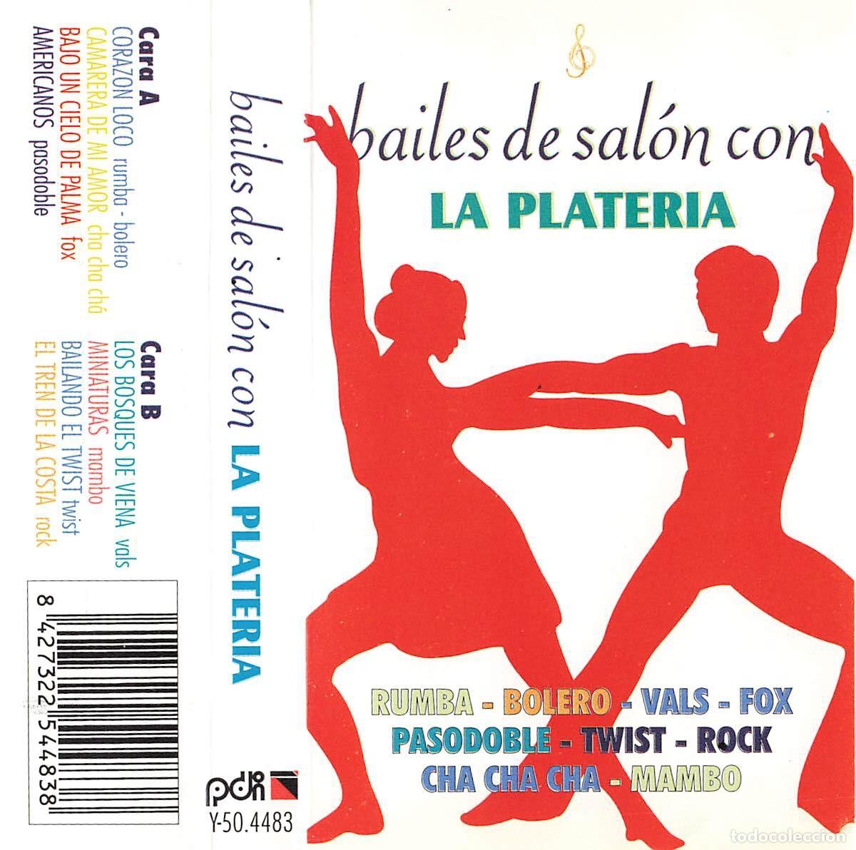 Casetes antiguos: Bailes de Sal&oacute;n con La Plateria (Cassette) - Foto 6