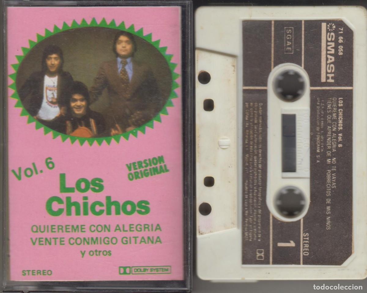 Casetes antiguos: Los Chichos cassette Vol. 6 1981 Smash - Foto 1