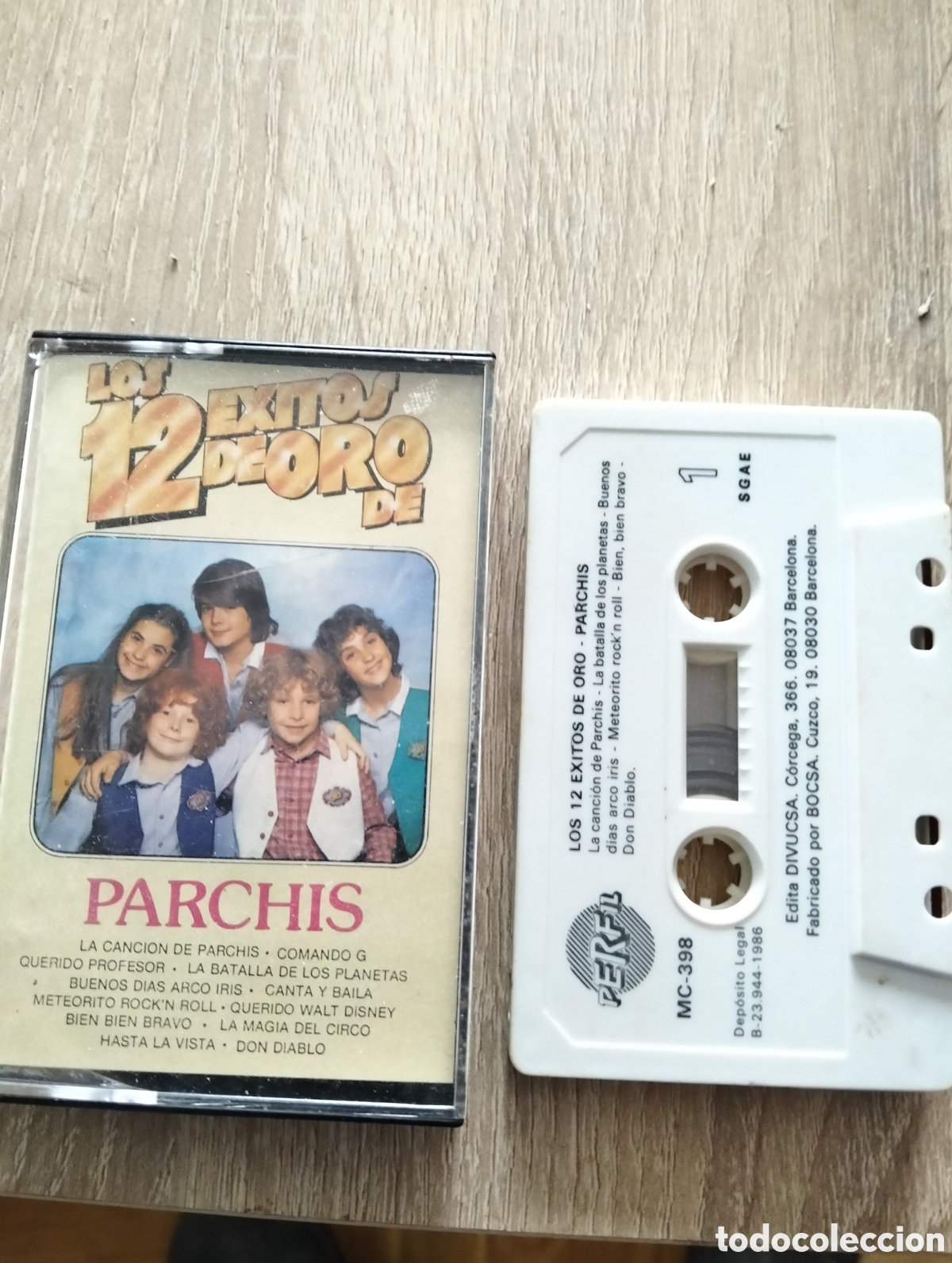 Casetes antiguos: LOS12 EXITOS DE ORO DE PARCHIS CASSETE