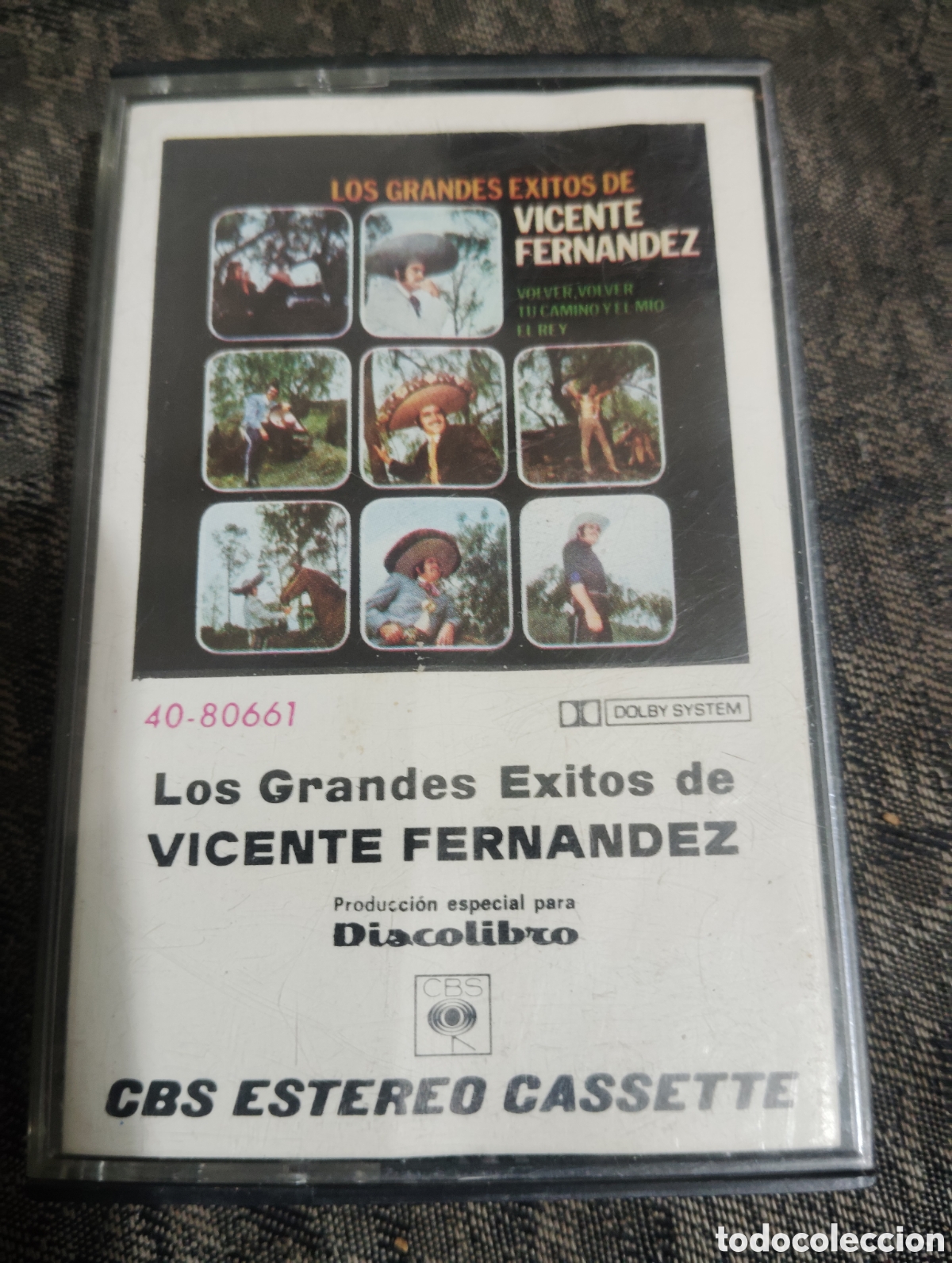 Casetes antiguos: VICENTE FERNANDEZ - LOS GRANDES EXITOS DE VICENTE FERNANDEZ , 1975 / RANCHERAS , MARIACHI.
