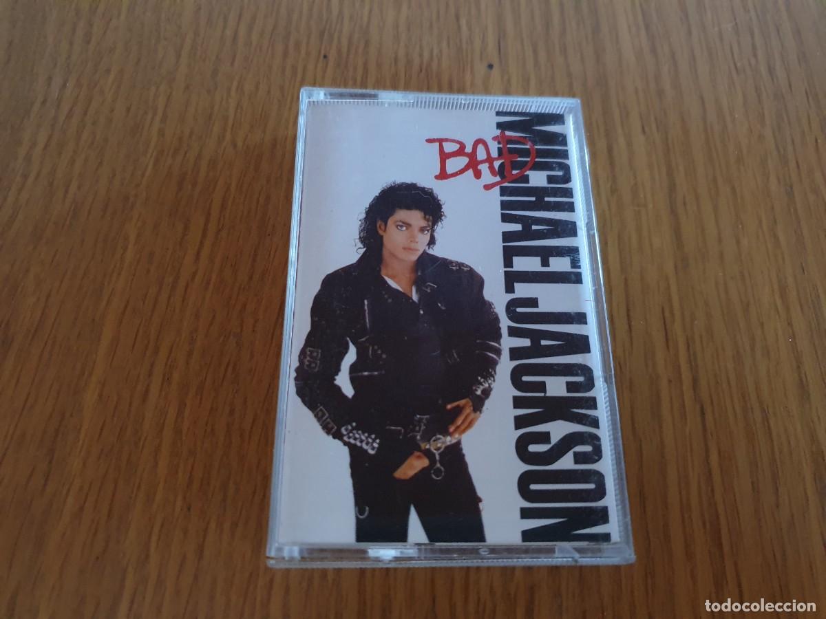Casetes antiguos: Casete Michael Jackson - BAD - 1987 - Espa&ntilde;a