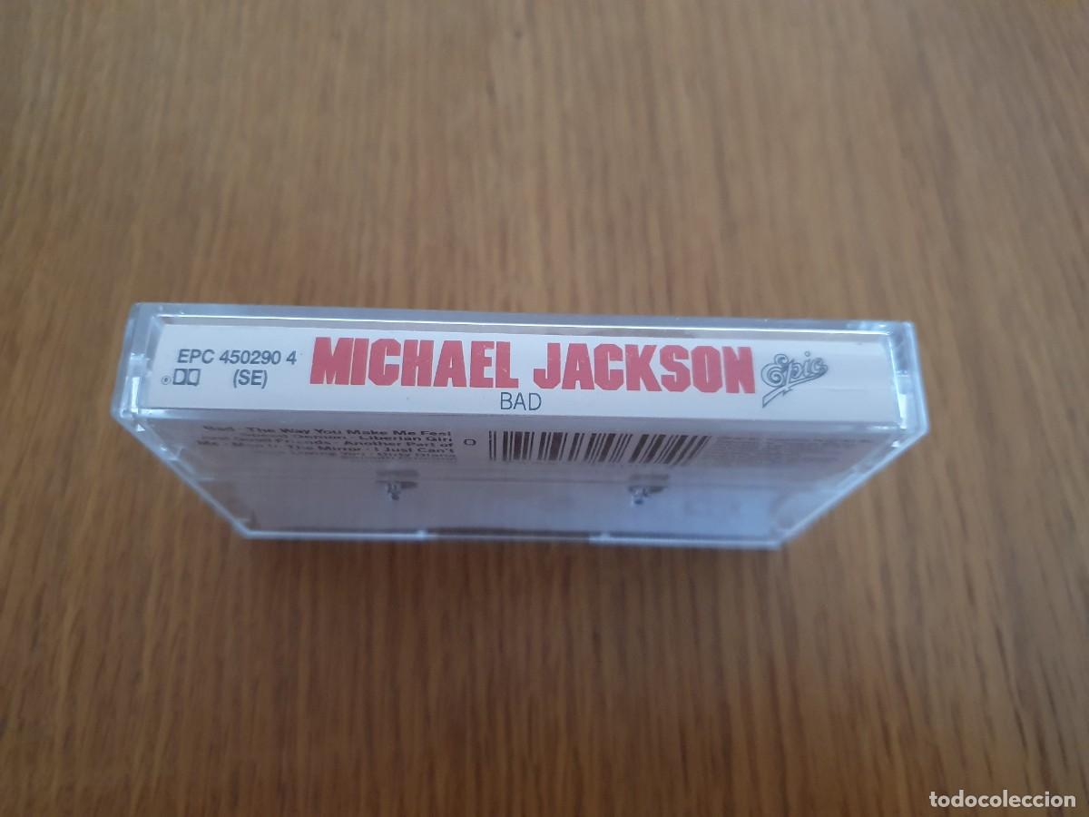 Casetes antiguos: Casete Michael Jackson - BAD - 1987 - Espa&ntilde;a - Foto 3