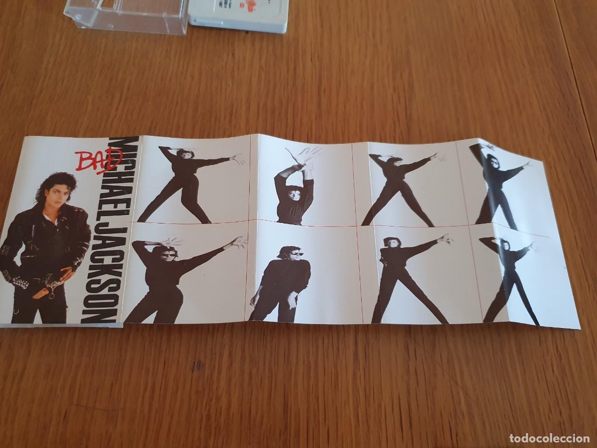 Casetes antiguos: Casete Michael Jackson - BAD - 1987 - Espa&ntilde;a - Foto 5