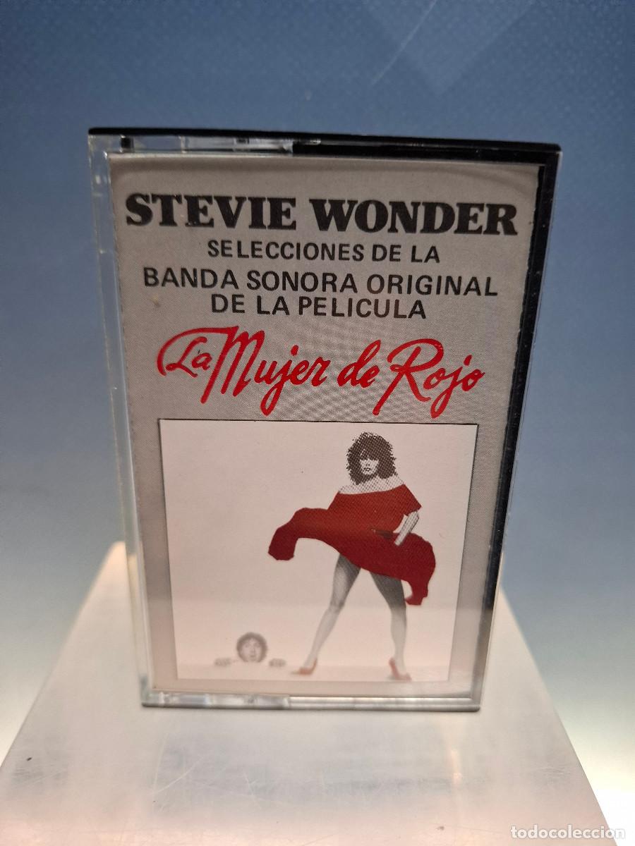 Casetes antiguos: Casete, Stevie Wonder, La Mujer De Rojo