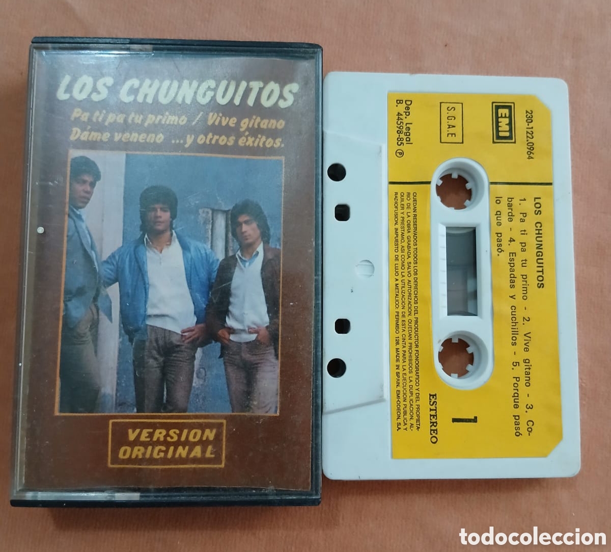 Casetes antiguos: LOS CHUNGUITOS &bull; Pa ti pa tu primo / Vive gitano &bull; Emi &bull; CASETE
