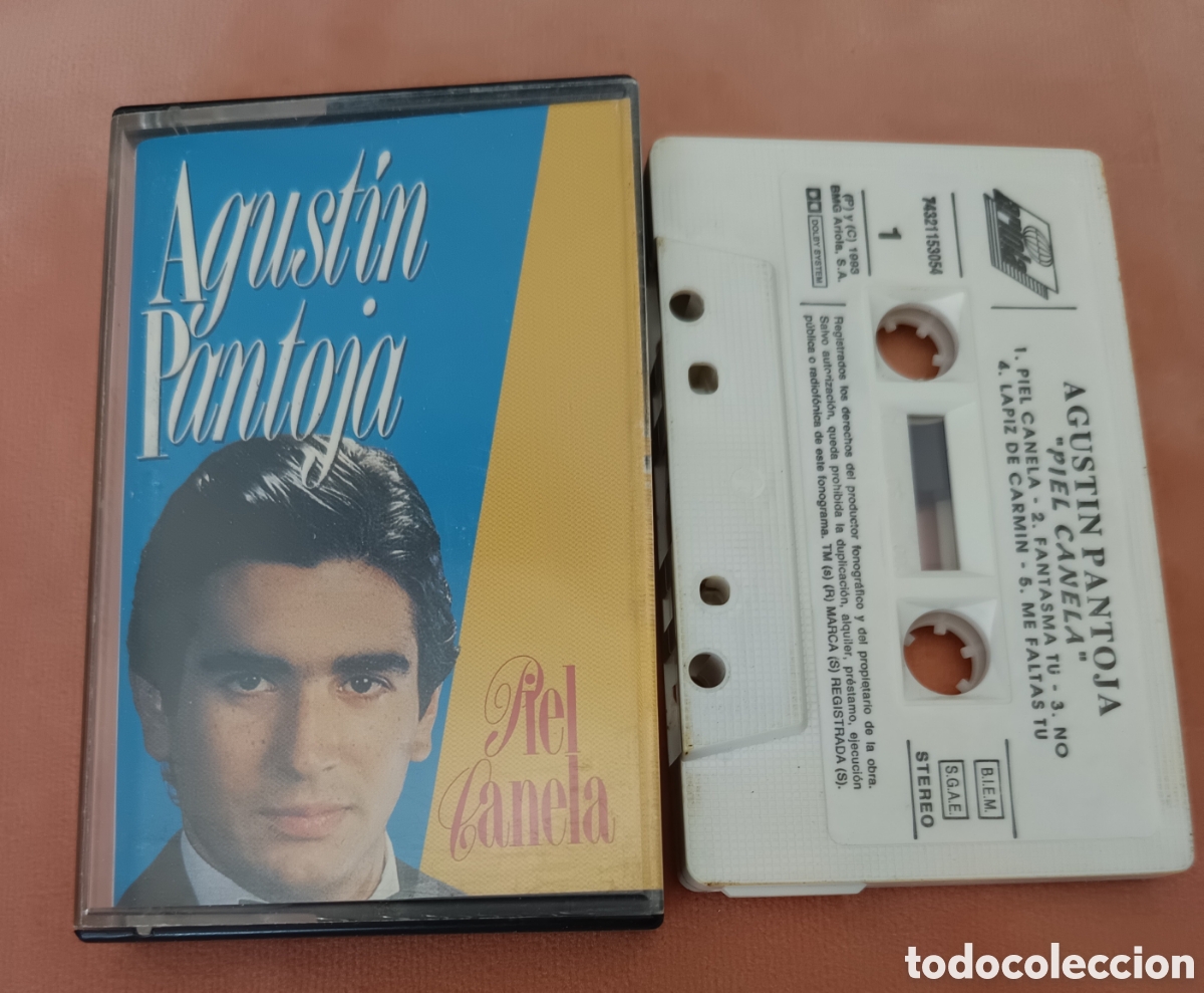 Casetes antiguos: AGUST&Iacute;N PANTOJA - Piel Canela - Casete