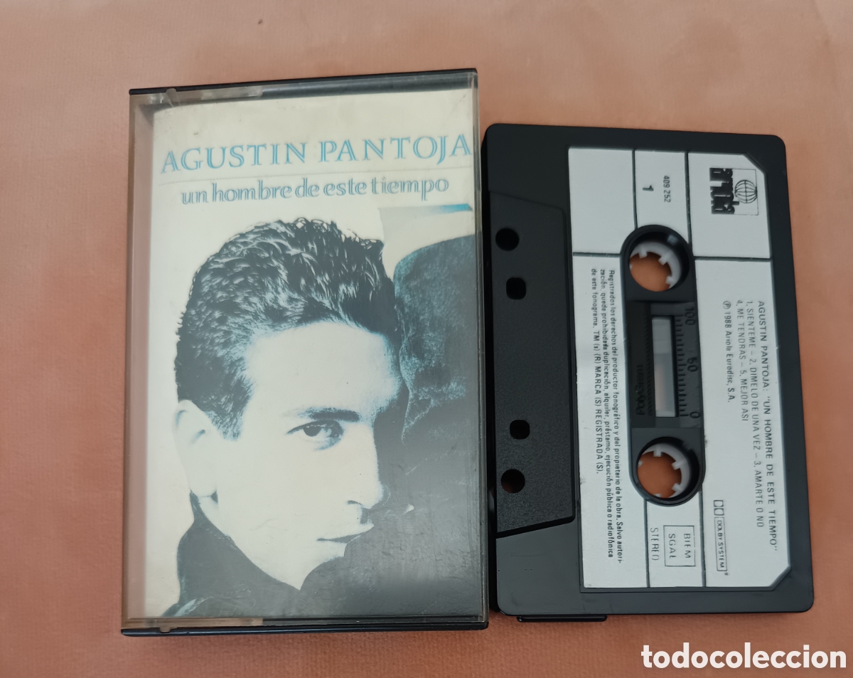Casetes antiguos: AGUST&Iacute;N PANTOJA - Un hombre de este tiempo - Casete