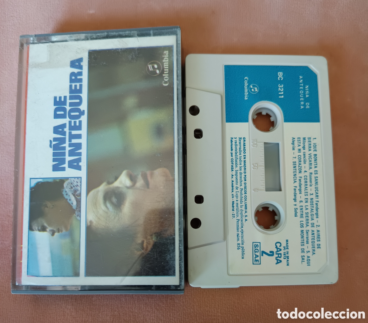 Casetes antiguos: NI&Ntilde;A DE ANTEQUERA - Columbia 1973 - Casete