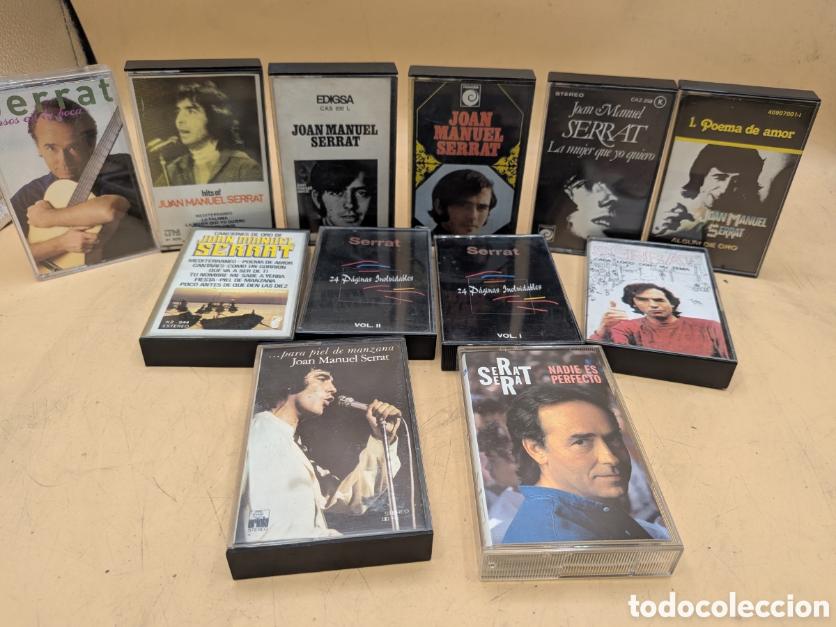 Old Cassettes: JOAN MANUEL SERRAT CASSETTE COLECCI&Oacute;N