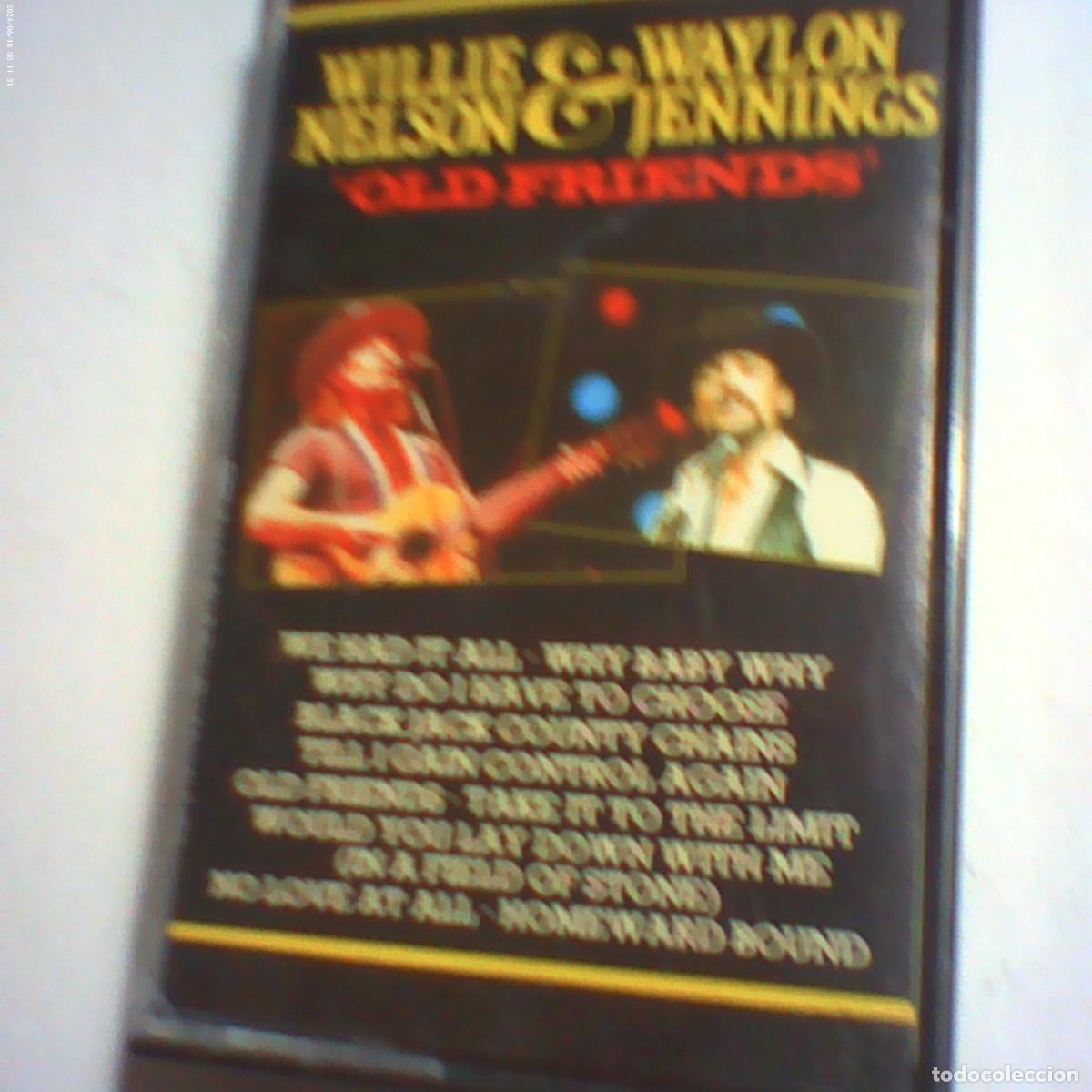 Casetes antiguos: cinta casete willie nelson & waylon jennings. old friends. hallmark cbs 1983 UK. nunca tc (seminueva