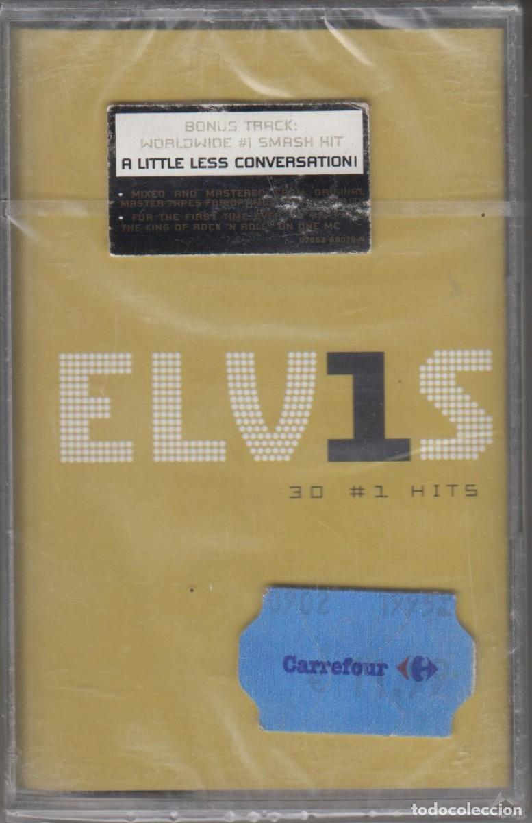 Casetes antiguos: Elvis Presley cassette Elv1s #1 Hits 2002 Made in EU (Precintado)