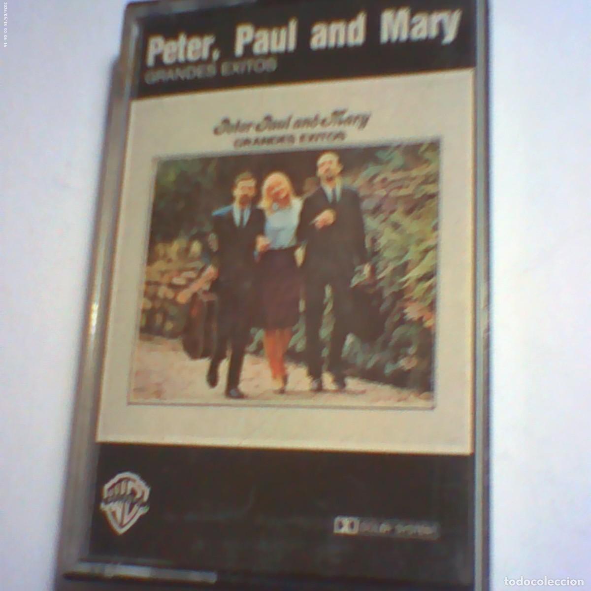 Casetes antiguos: cinta casete peter, paul and mary. grandes &eacute;xitos. warner 1983 spain (seminueva)