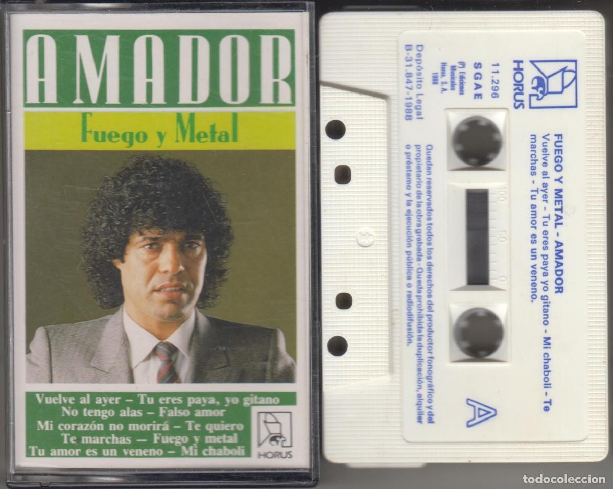 Casetes antiguos: Amador cassette Fuego y metal 1988 Horus