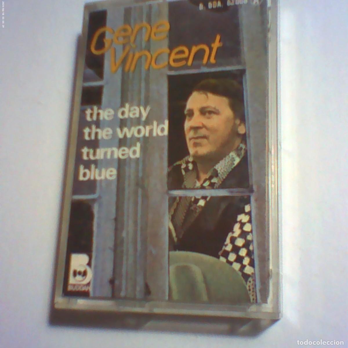 Casetes antiguos: cinta casete gene vincent. the day the world turned blue. buddah 1977 france. nunca tc (seminueva)