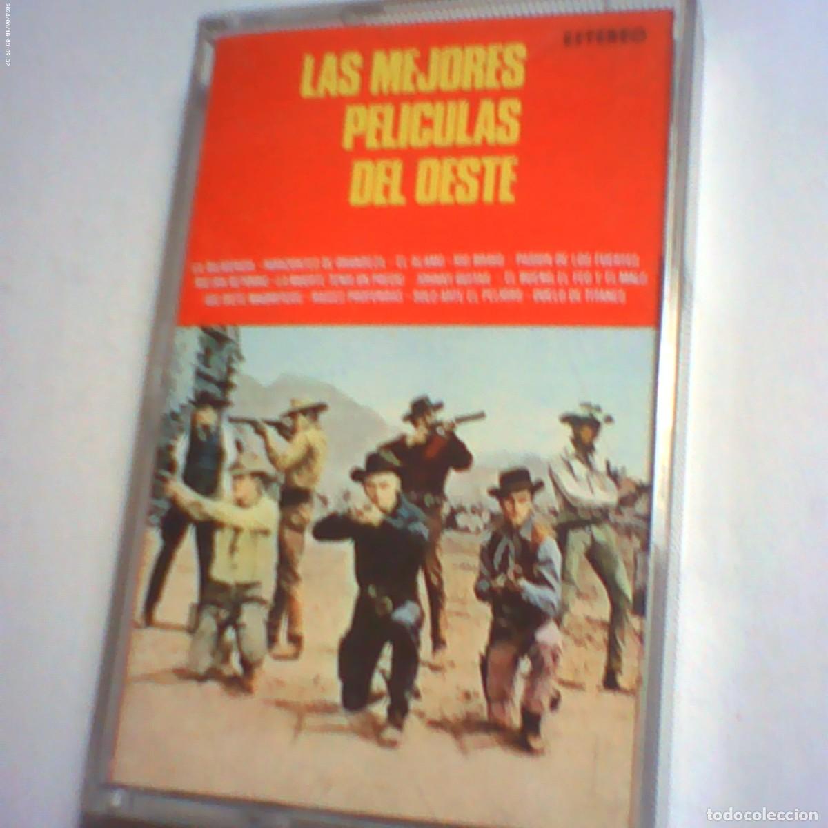 Casetes antiguos: cinta casete las mejores pel&iacute;culas del oeste. dcd 1988 spain (seminueva)