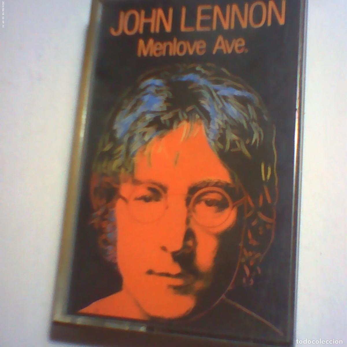 Casetes antiguos: cinta casete john lennon. menlove ave. emi 1986 spain (seminueva)