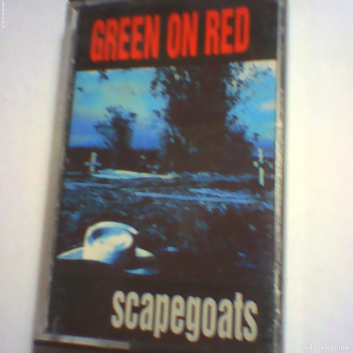 Casetes antiguos: cinta casete green on red. scapegoats. china records 1991 spain (seminueva)