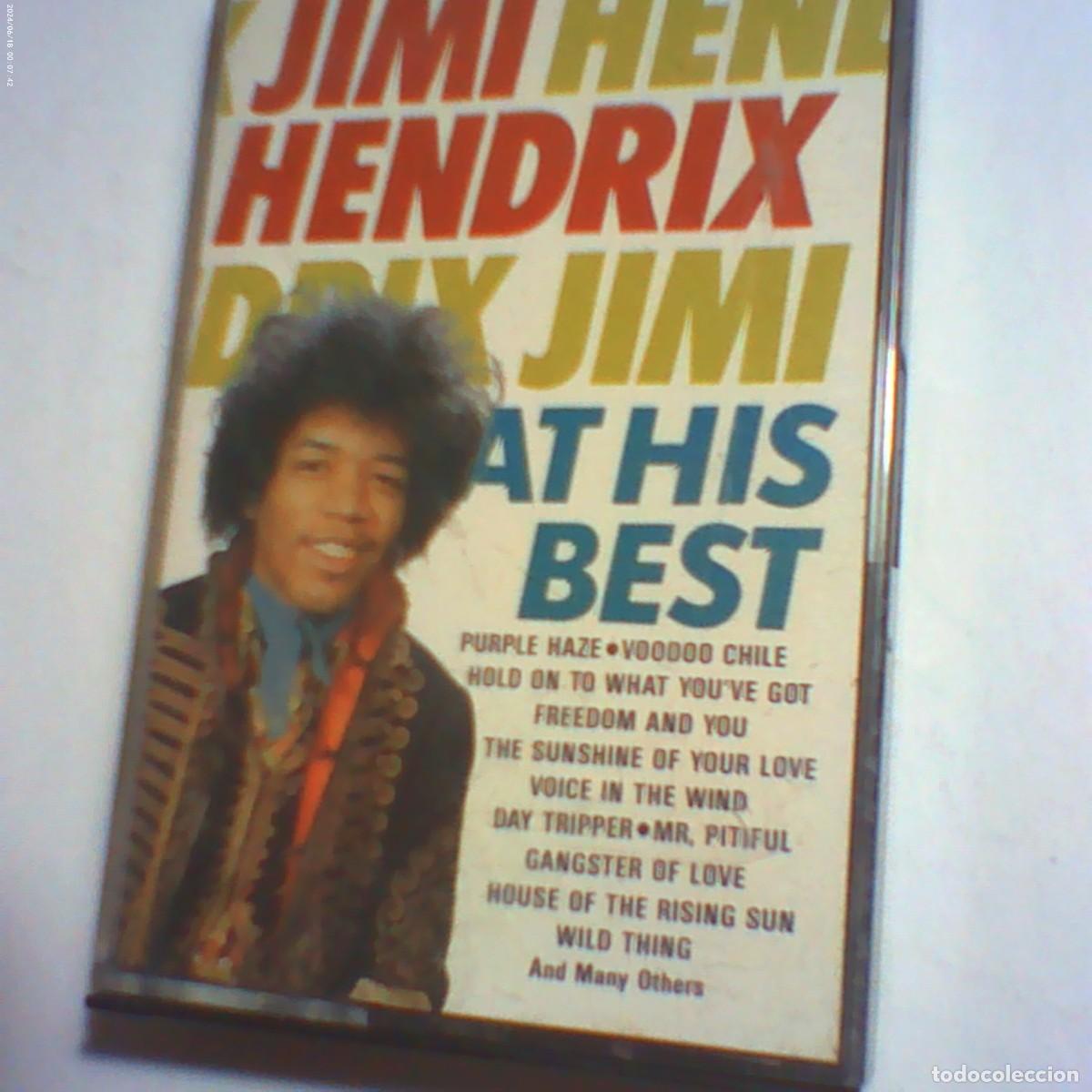 Casetes antiguos: cinta casete jimi hendrix at his best. yasterdays 1987 denmark (seminueva)