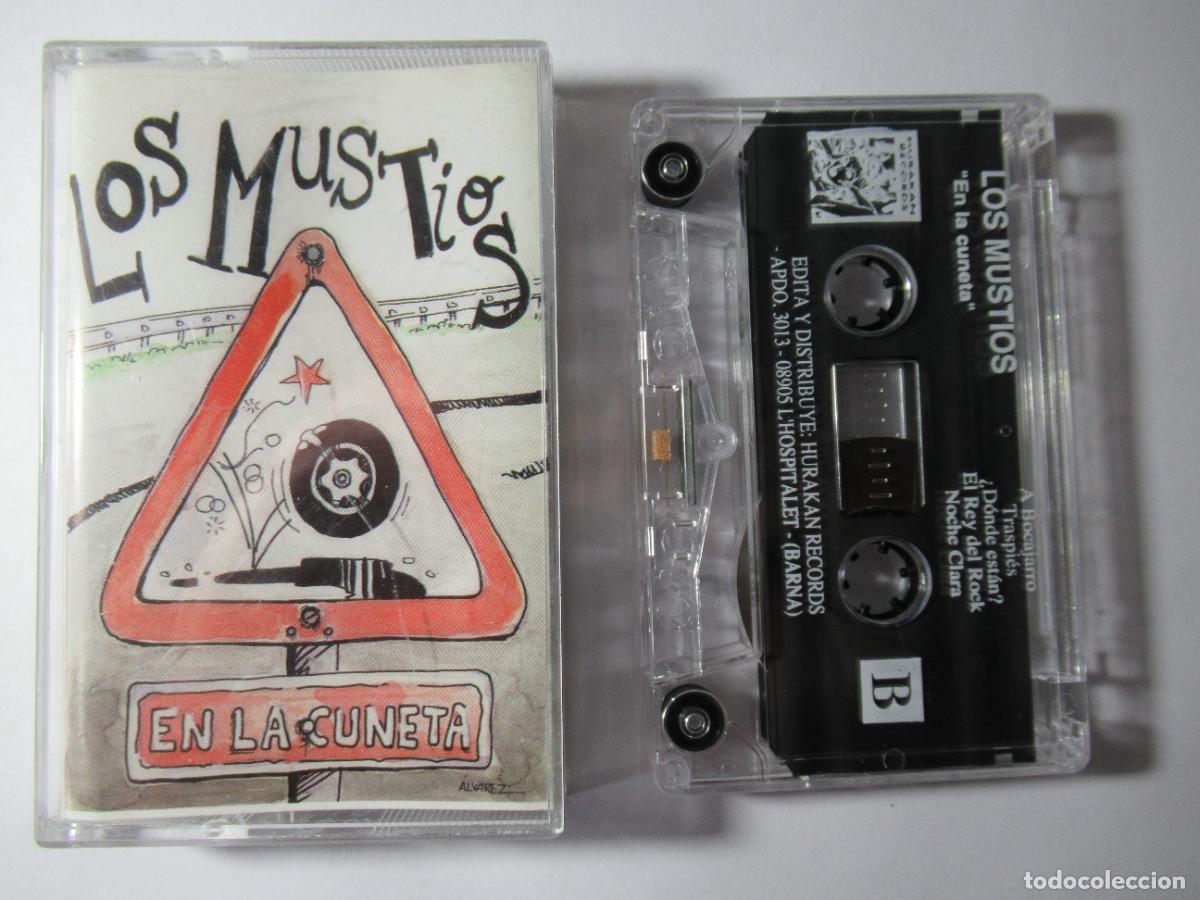 Old Cassettes: LOS MUSTIOS - EN LA CUNETA - MAQUETA CASSETTE - 1999