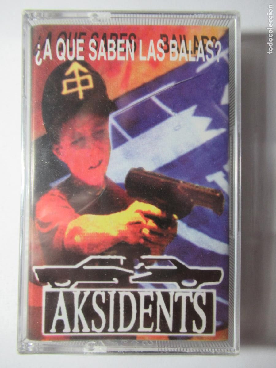 Old Cassettes: AKSIDENTS - &iquest;A QU&Eacute; SABEN LAS BALAS? - CASSETTE 1999 - PRECINTADA