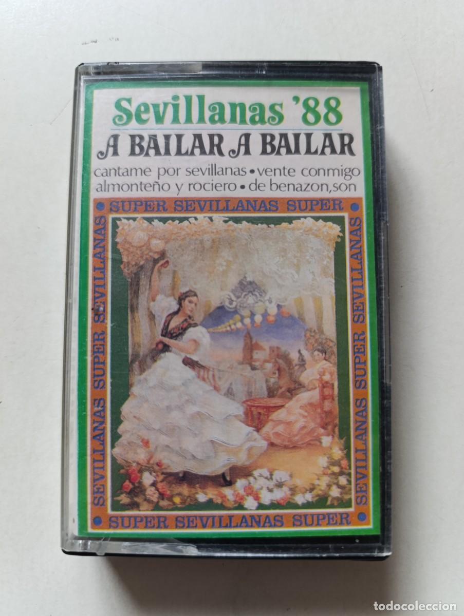 Casetes antiguos: LOS DE MAIRENA 'Super Sevillanas 88' Cinta de Cassette 1988 Casete A Bailar A Bailar C&aacute;ntame por