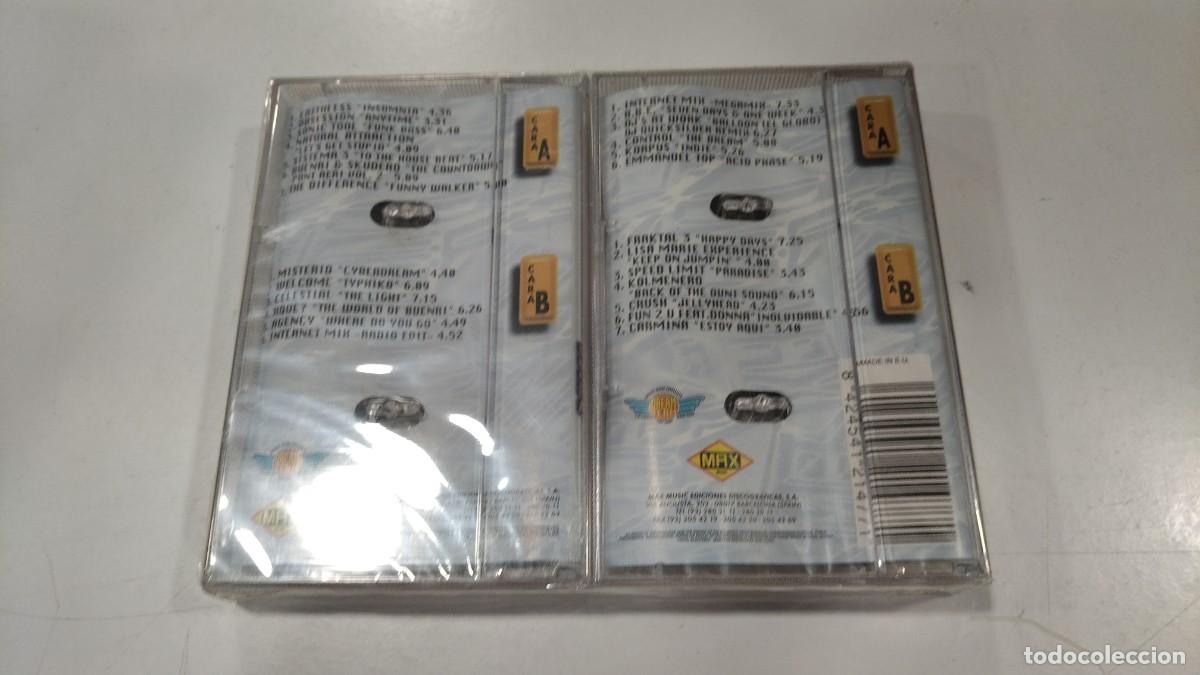 Casetes antiguos: 0526-CASSETTE DOBLE -INTERNET MIX- PRECINTADO - Foto 2