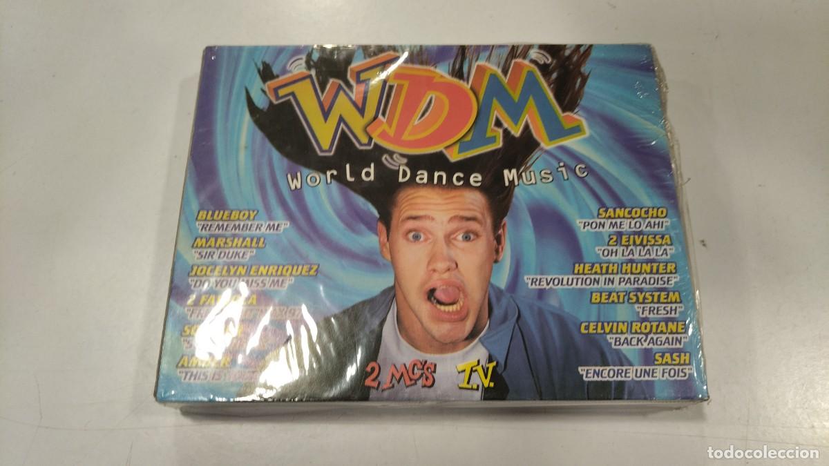 Casetes antiguos: 0526-CASSETTE DOBLE -WDM WORLD DANCE MUSIC - PRECINTADO