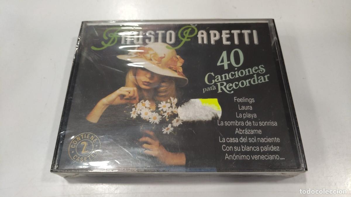 Casetes antiguos: 0526-CASSETTE DOBLE FAUSTO PAPETTI - PRECINTADO
