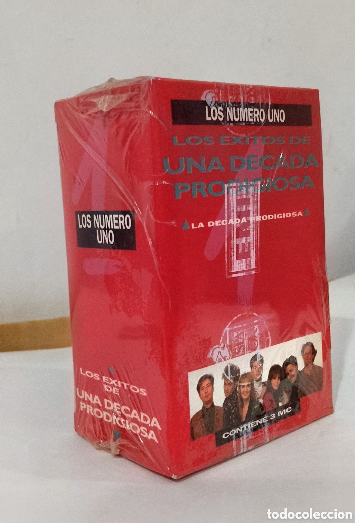 Casetes antiguos: LOS EXITOS DE UNA DECADA PRODIGIOSA PACK3 CASSETTE PRECINTADO. - Foto 2