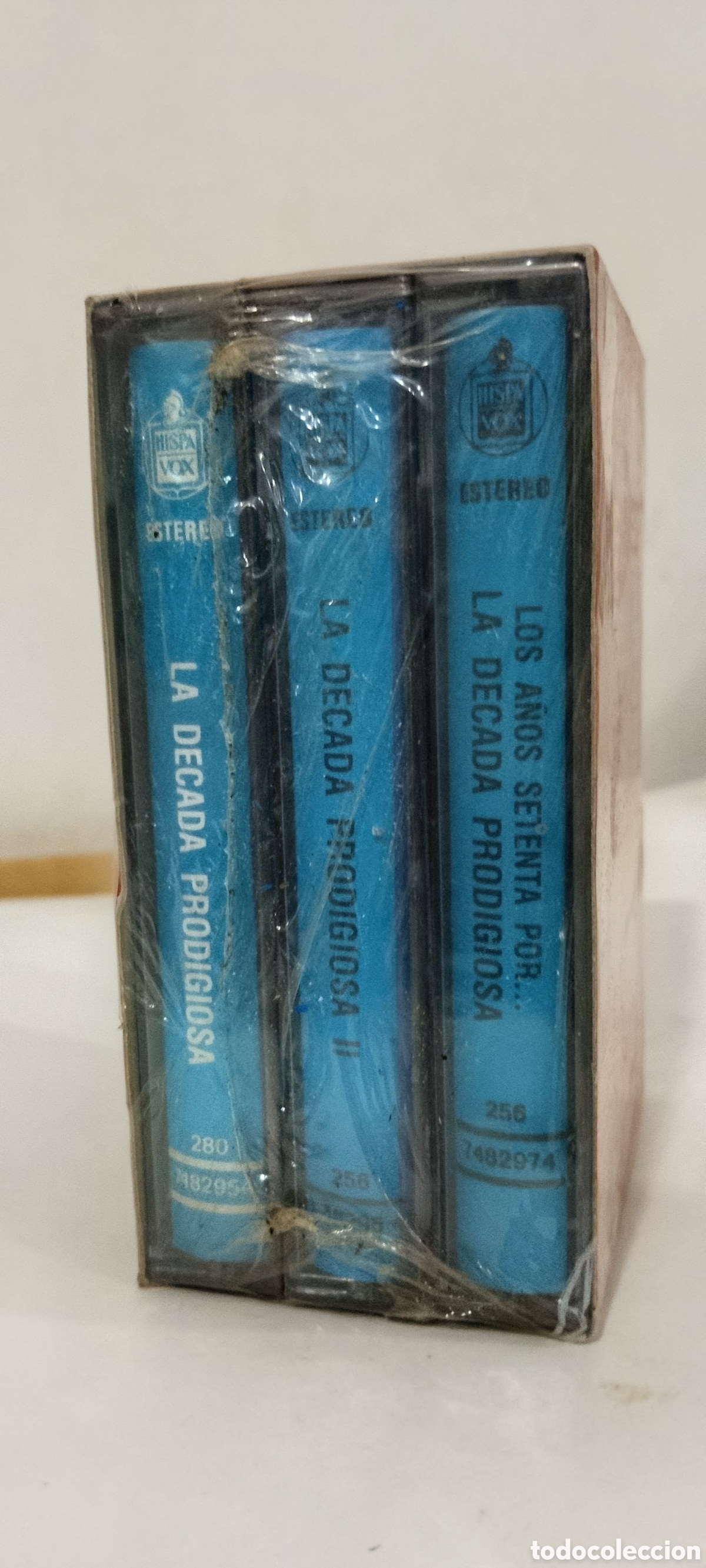 Casetes antiguos: LOS EXITOS DE UNA DECADA PRODIGIOSA PACK3 CASSETTE PRECINTADO. - Foto 3