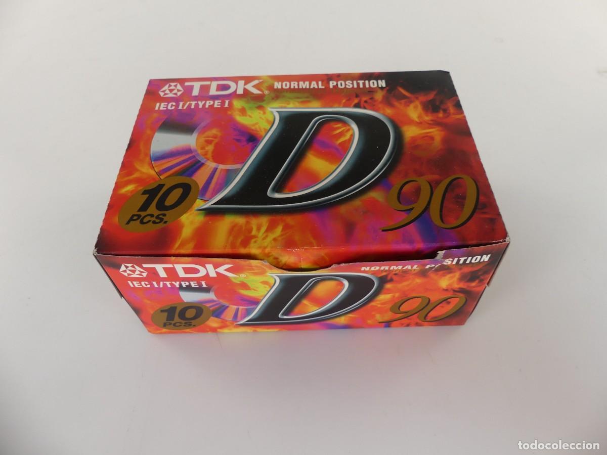 Old Cassettes: CAJA CON 10 CASSETTES TDK
