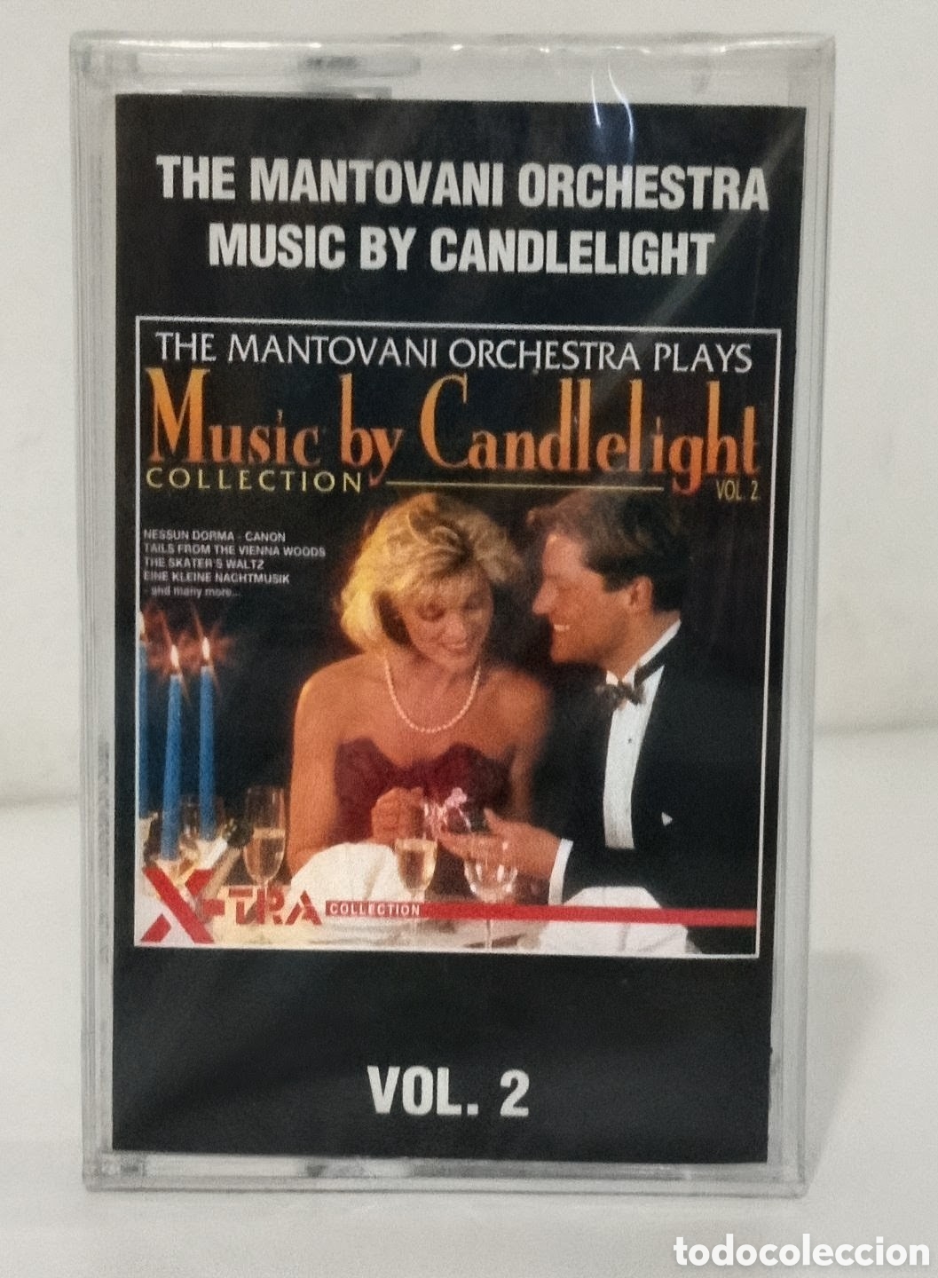 Casetes antiguos: THE MANTOVANI ORCHESTA - MUSIC BY CANDLELIGHT VOL2 CASSETTE PRECINTADO