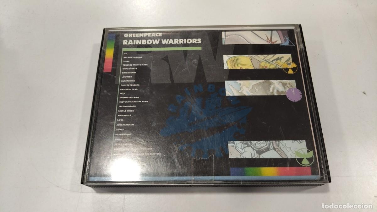 Casetes antiguos: 0526-CASSETTE DOBLE -GREENPEACE RAINBOW WARRIORS - Foto 1
