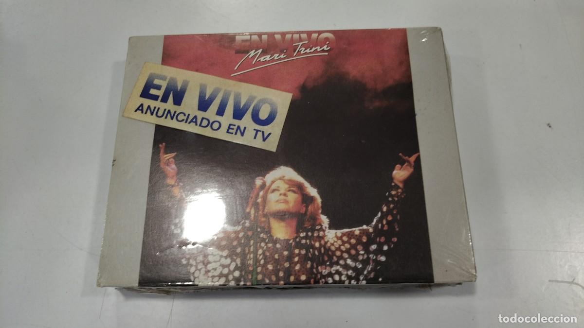Casetes antiguos: 0526-CASSETTE DOBLE -MARI TRINI EN VIVO- PRECINTADO