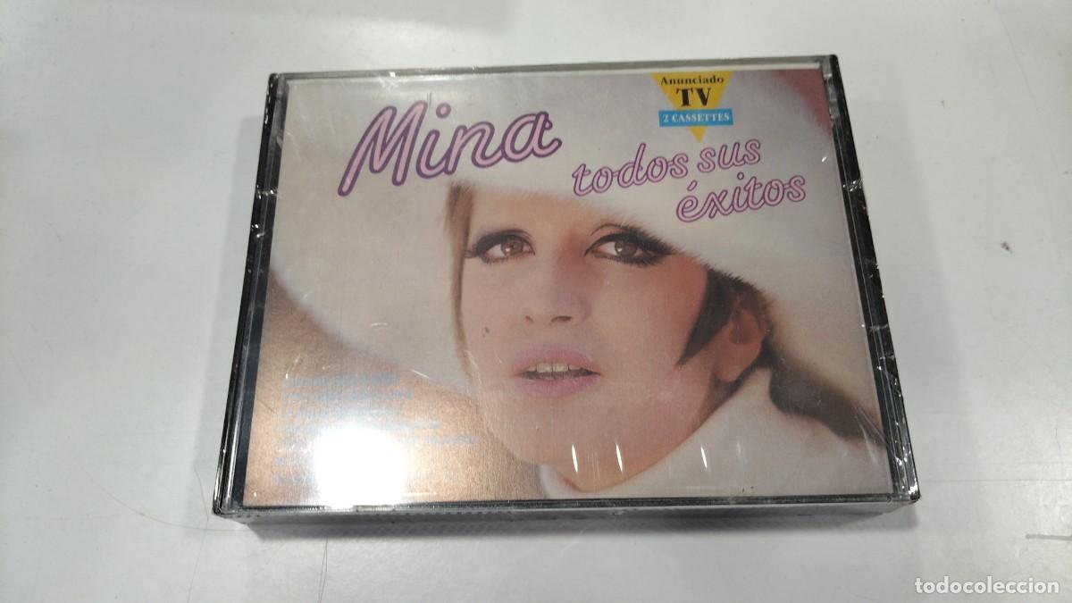 Casetes antiguos: 0526-CASSETTE DOBLE -MINA TODOS SUS EXITOS- PRECINTADO - Foto 1