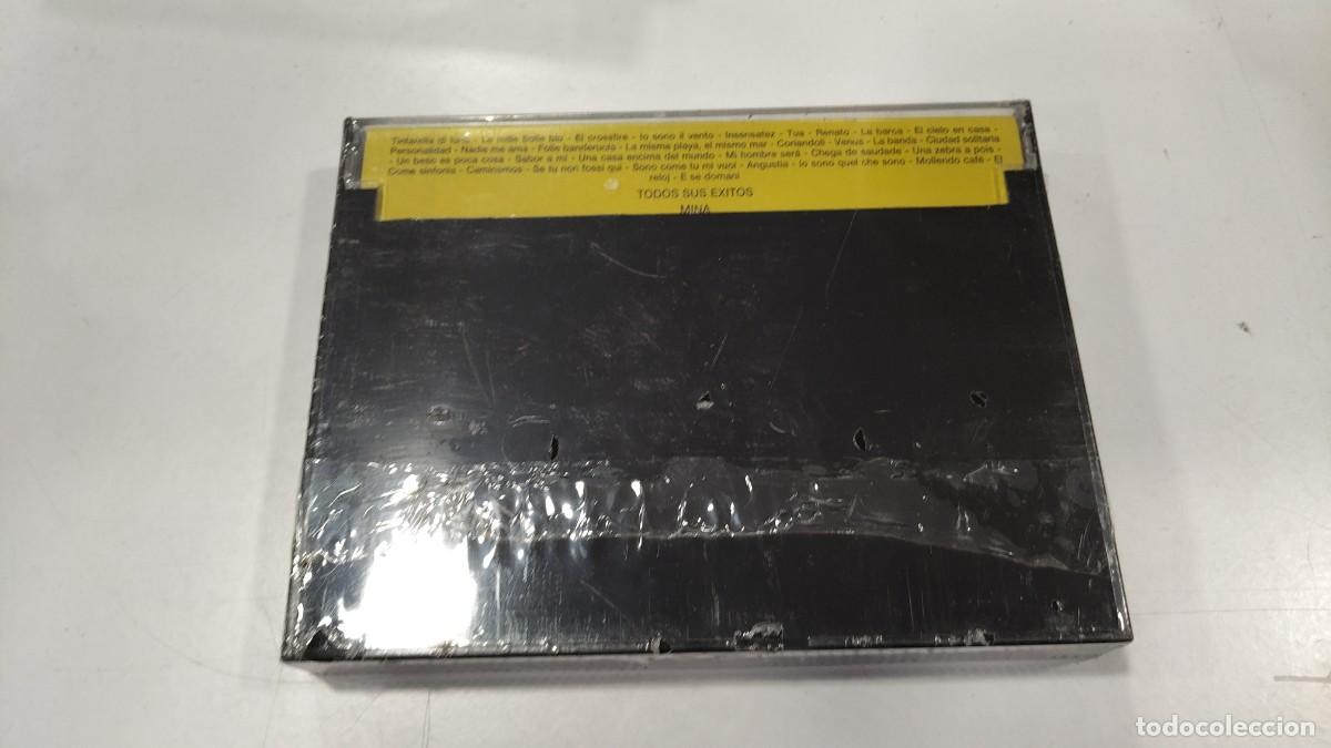 Casetes antiguos: 0526-CASSETTE DOBLE -MINA TODOS SUS EXITOS- PRECINTADO - Foto 2