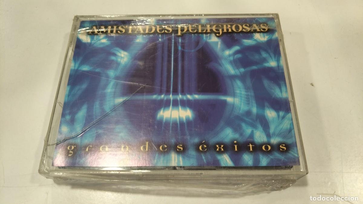 Casetes antiguos: 0526-CASSETTE DOBLE -AMISTADES PELIGROSAS GRANDES EXITOS- PRECINTADO