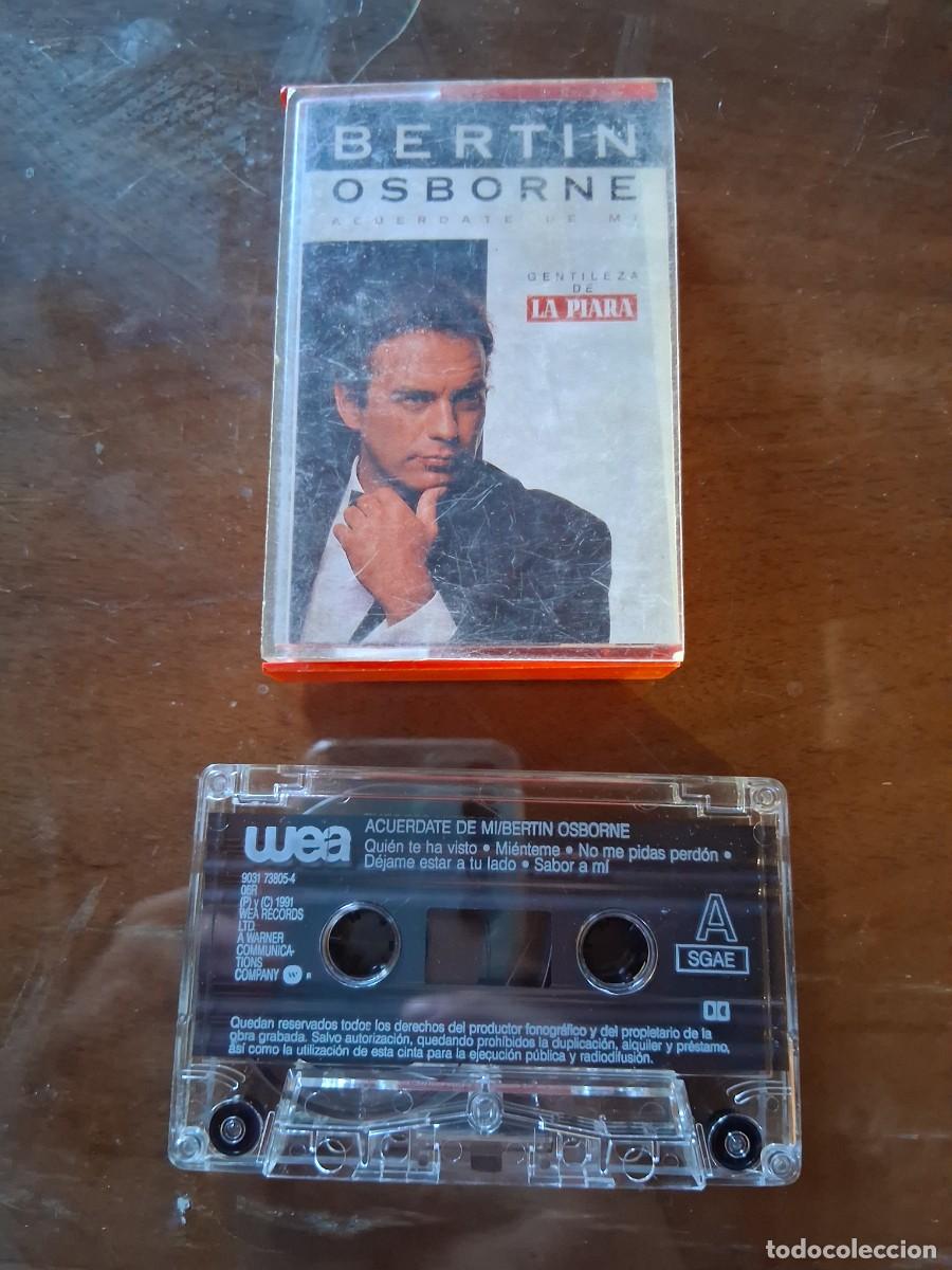 Casetes antiguos: Cinta de m&uacute;sica La piara Bertin Osborne acu&eacute;rdate de mi