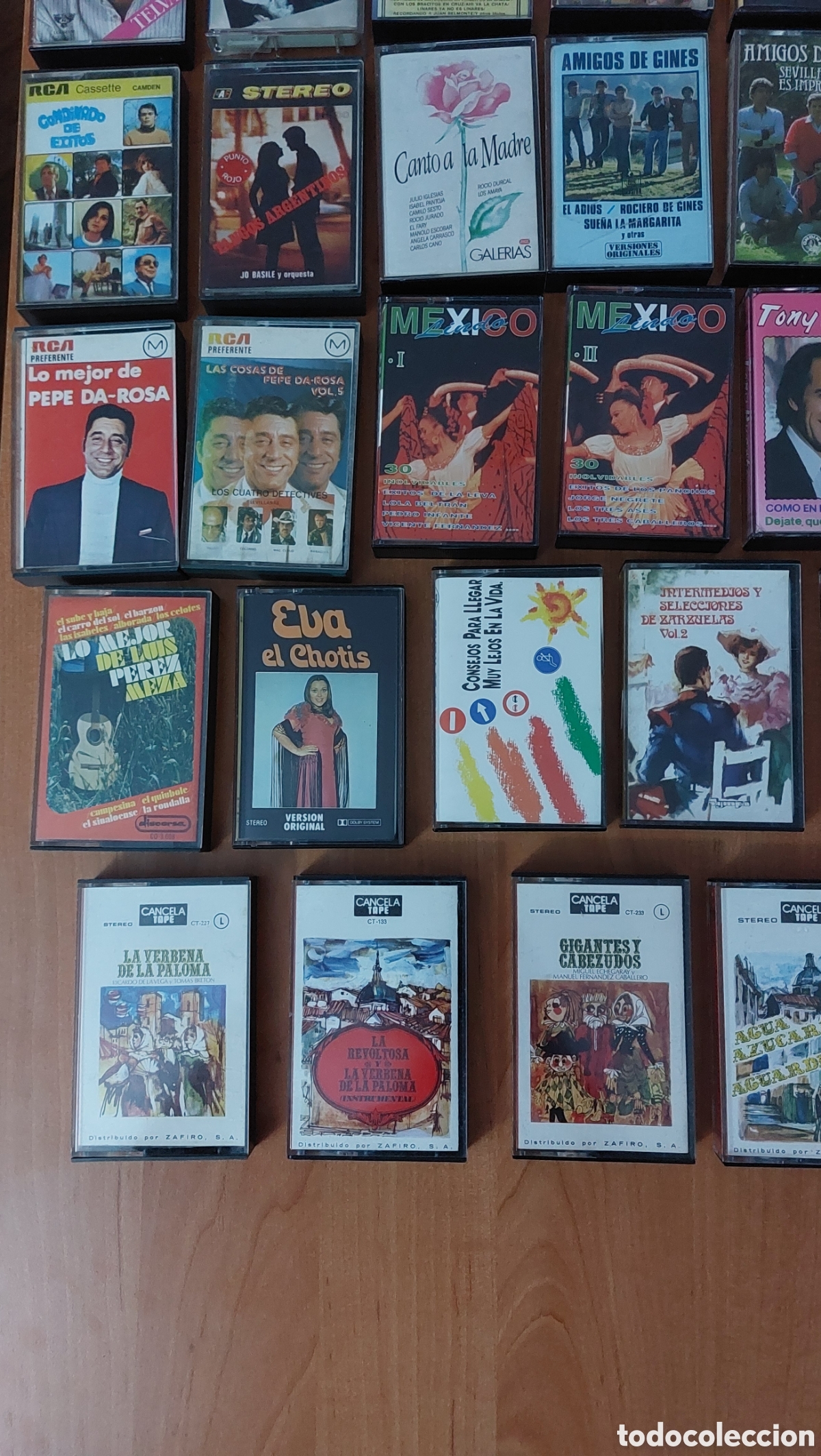 Casetes antiguos: LOTE DE 45 CINTAS DE CASSETTE VINTAGE - Foto 4