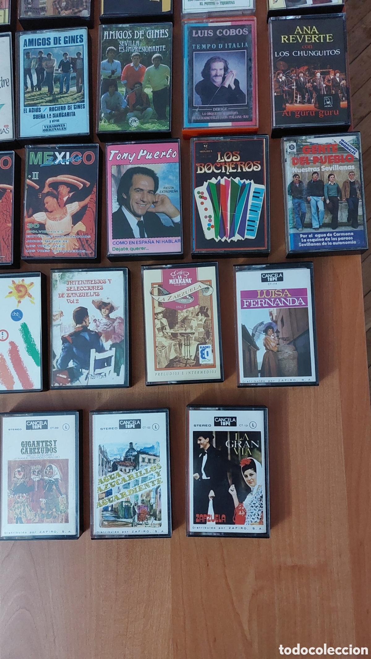 Casetes antiguos: LOTE DE 45 CINTAS DE CASSETTE VINTAGE - Foto 5